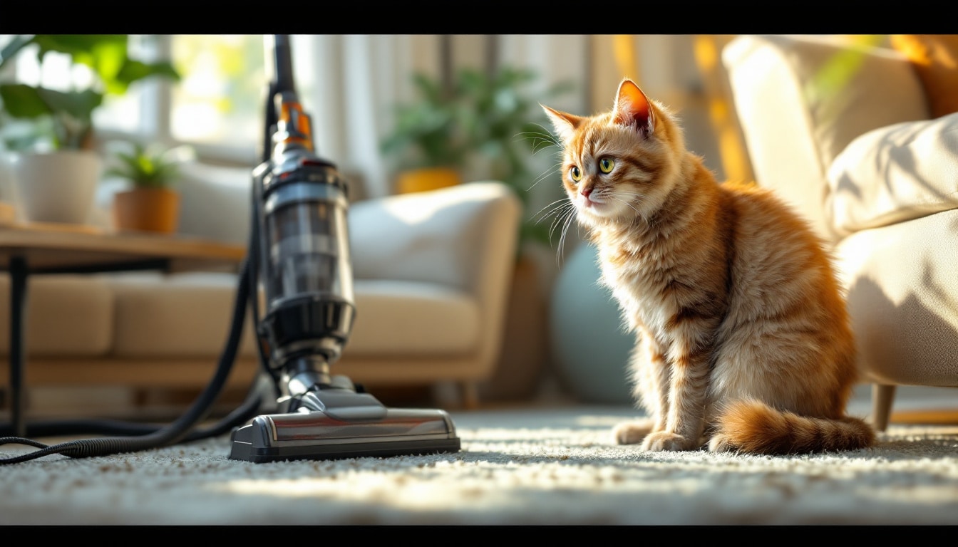 découvrez les raisons surprenantes qui poussent nos amis félins à redouter l'aspirateur. cet article explore les comportements des chats face à ce bruit assourdissant, leur sensibilité auditive et leur instinct de fuite, offrant ainsi un éclairage sur leur relation unique avec cet appareil ménager.