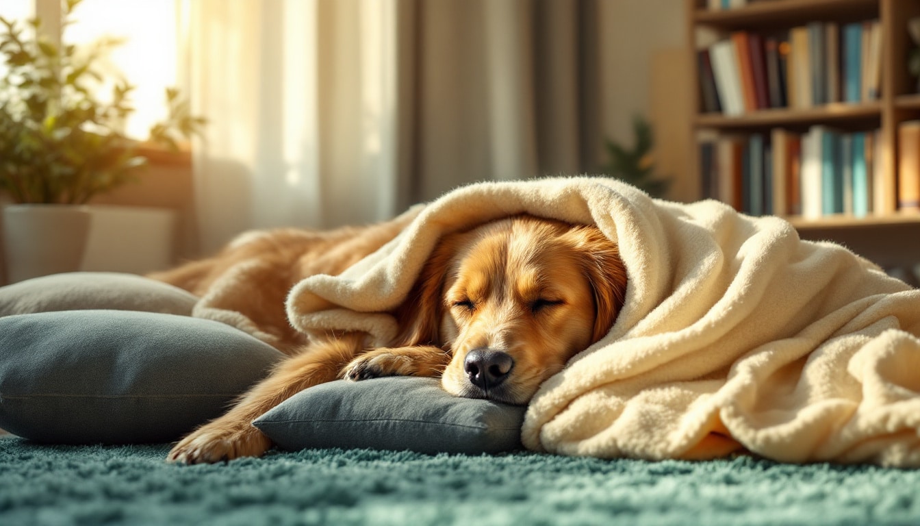 découvrez pourquoi les chiens adorent se blottir sous les couvertures. cet article explore leurs comportements naturels, leur besoin de chaleur et de sécurité, ainsi que les liens affectifs qu'ils tissent avec leurs propriétaires. plongez dans l'univers de vos compagnons à quatre pattes et comprenez mieux leur passion pour les couchages douillets.